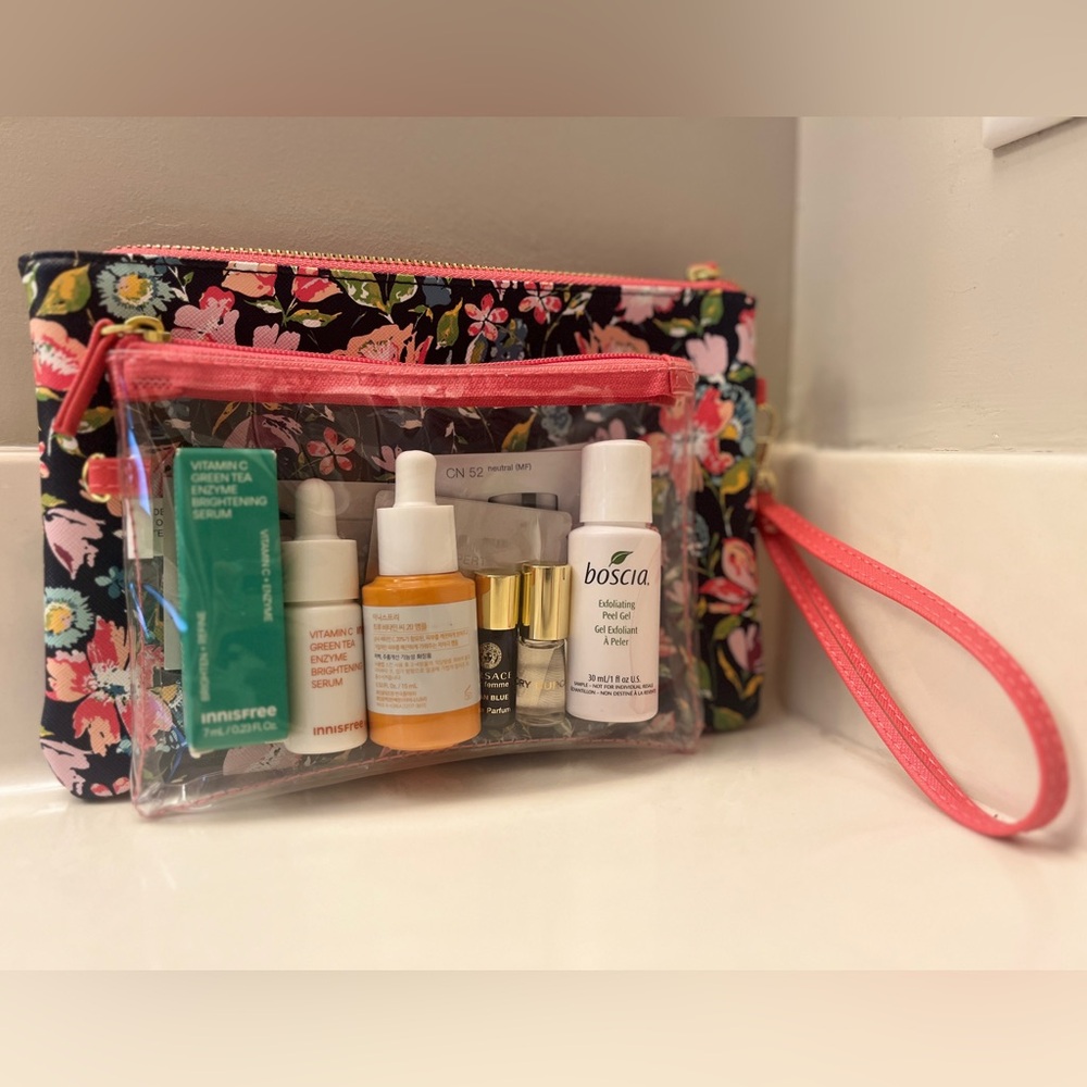 SEPHORA sample bag in Floral Cosmetic Bag
